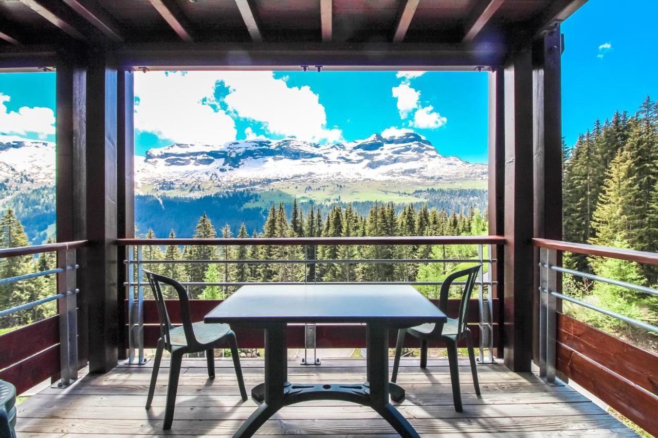 South-Facing Newly Renovated 2-Bed Apartment Les Terrasses D'Eos Flaine Bagian luar foto