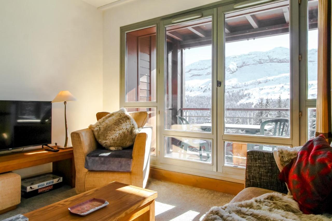 South-Facing Newly Renovated 2-Bed Apartment Les Terrasses D'Eos Flaine Bagian luar foto